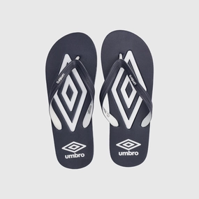 Academy Flip Flops Umbro Mens Big Double Diamond Thong Sandals Navy