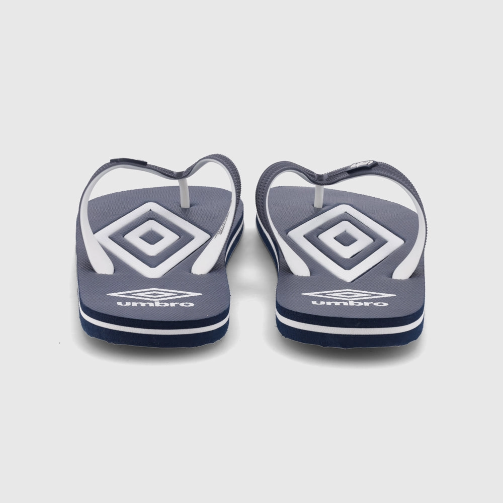 Umbro Mens Big Double Diamond Thong Sandals Navy Best High Arch Support Flip Flops