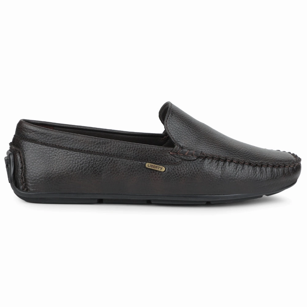 Fortune Brown Casual Loafers For Men AVL-4 By Liberty Laurent Loafers