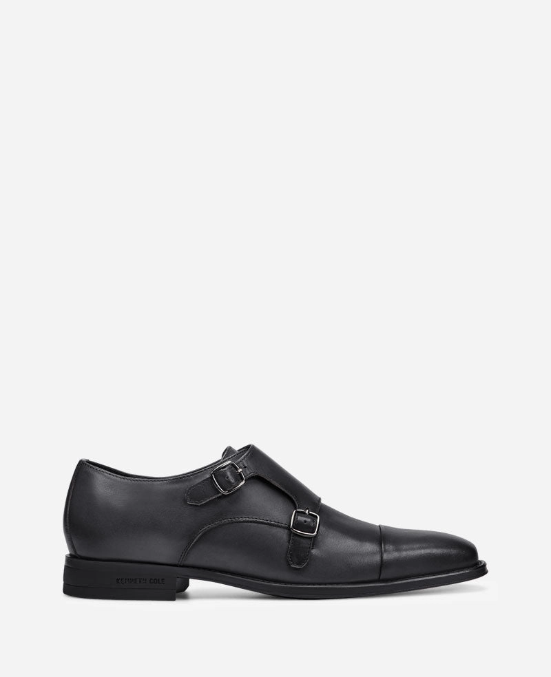 Charles Double Monk Strap Cap Toe Oxford Formal Brogues