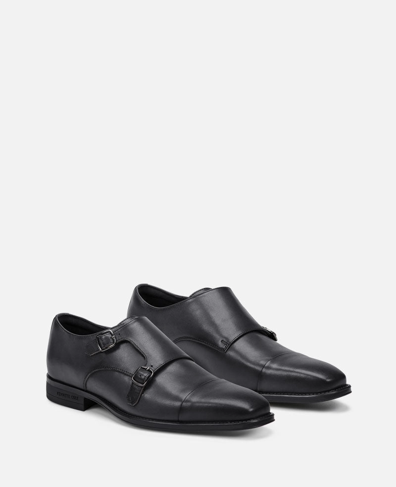 Mark Brogue Boots Charles Double Monk Strap Cap Toe Oxford