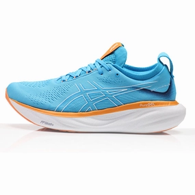Asics Gel Nimbus 25 Men's Running Shoe - Island Blue/Glacier Grey Amazon Asics Shoes Sale