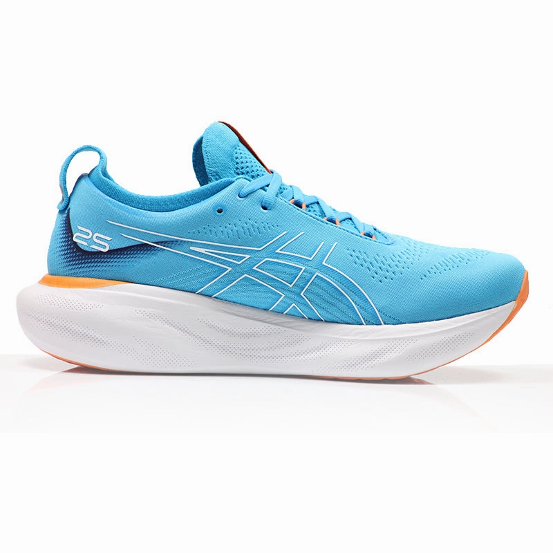 Asics Shoes Deals Asics Gel Nimbus 25 Men's Running Shoe - Island Blue/Glacier Grey