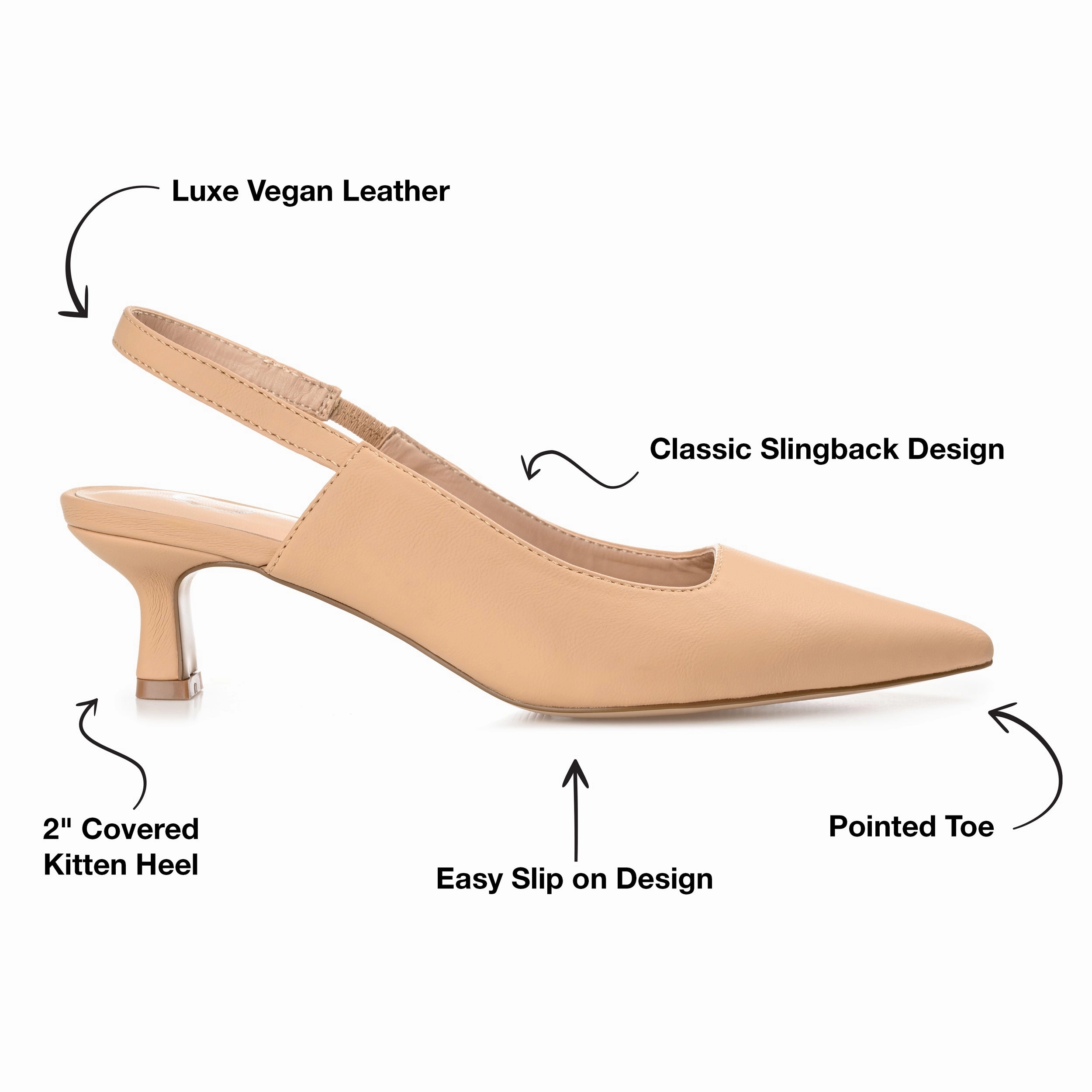 Journee Collection Women's Paulina Wide Width Pump