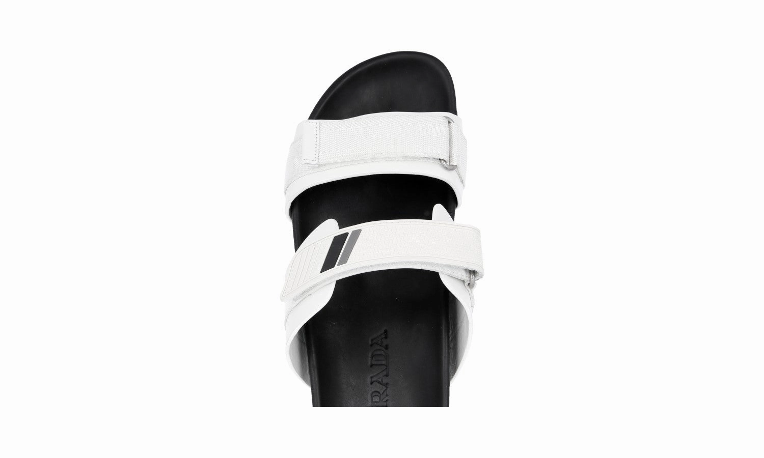 Prada Men's White Leather Sandals 2X3002 Olukai Sandals