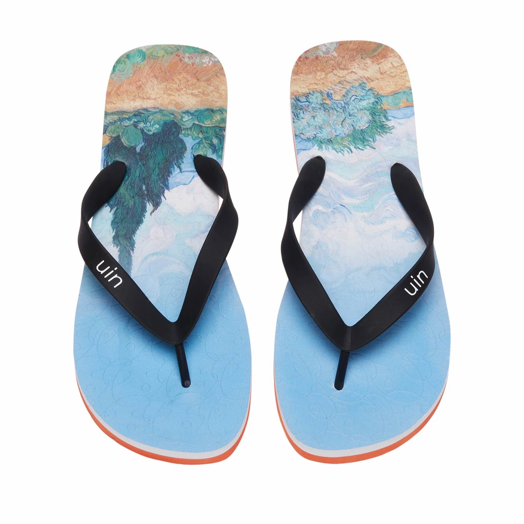 Van Gogh Wheatfield with Cypresses Blanes Men Sandals All Inclusive Resorts St Lucia