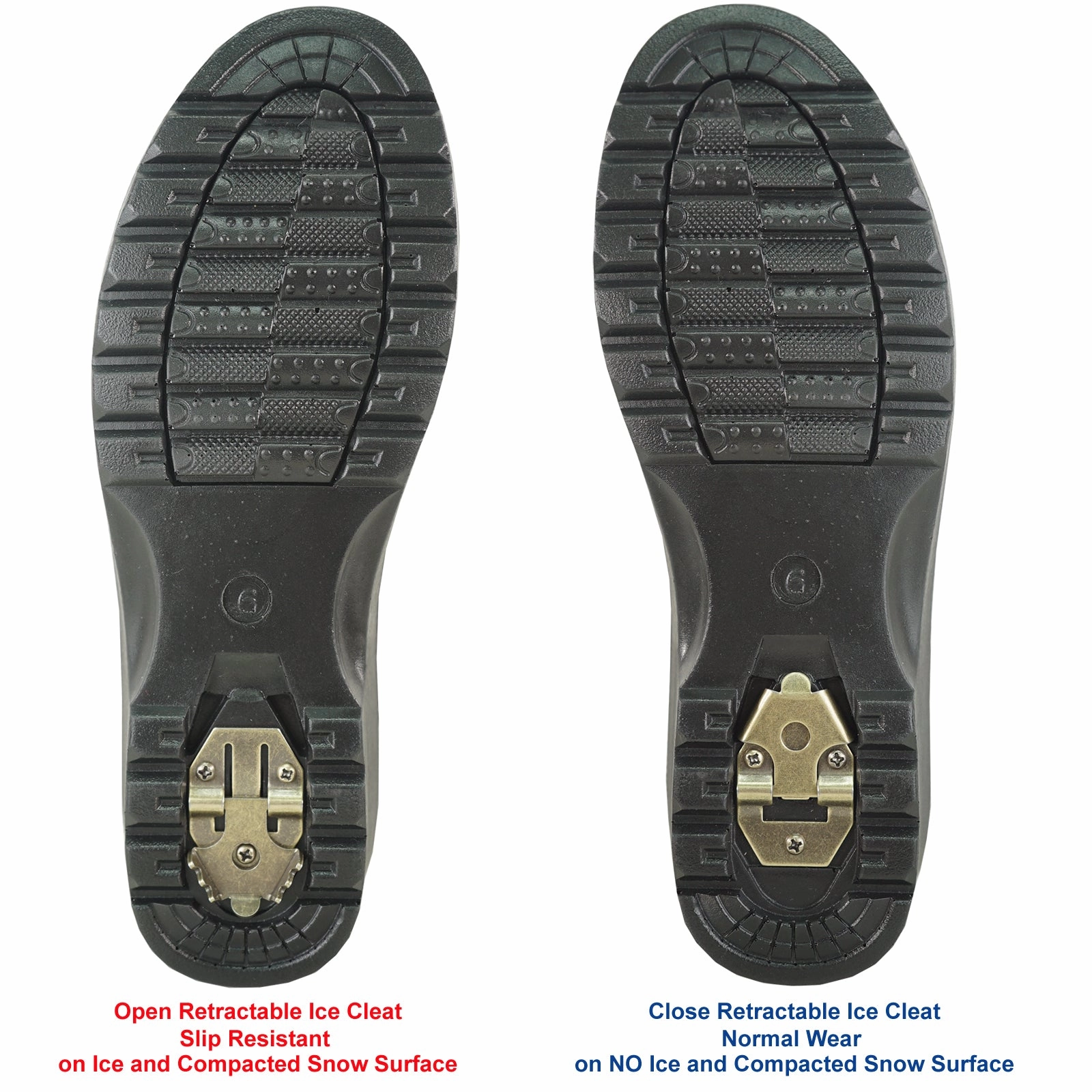 Tan Snow Boots VANGELO Women Winter Fur Boot JL3579 Ankle Casual Boot Black - with Ice Cleat Outsole