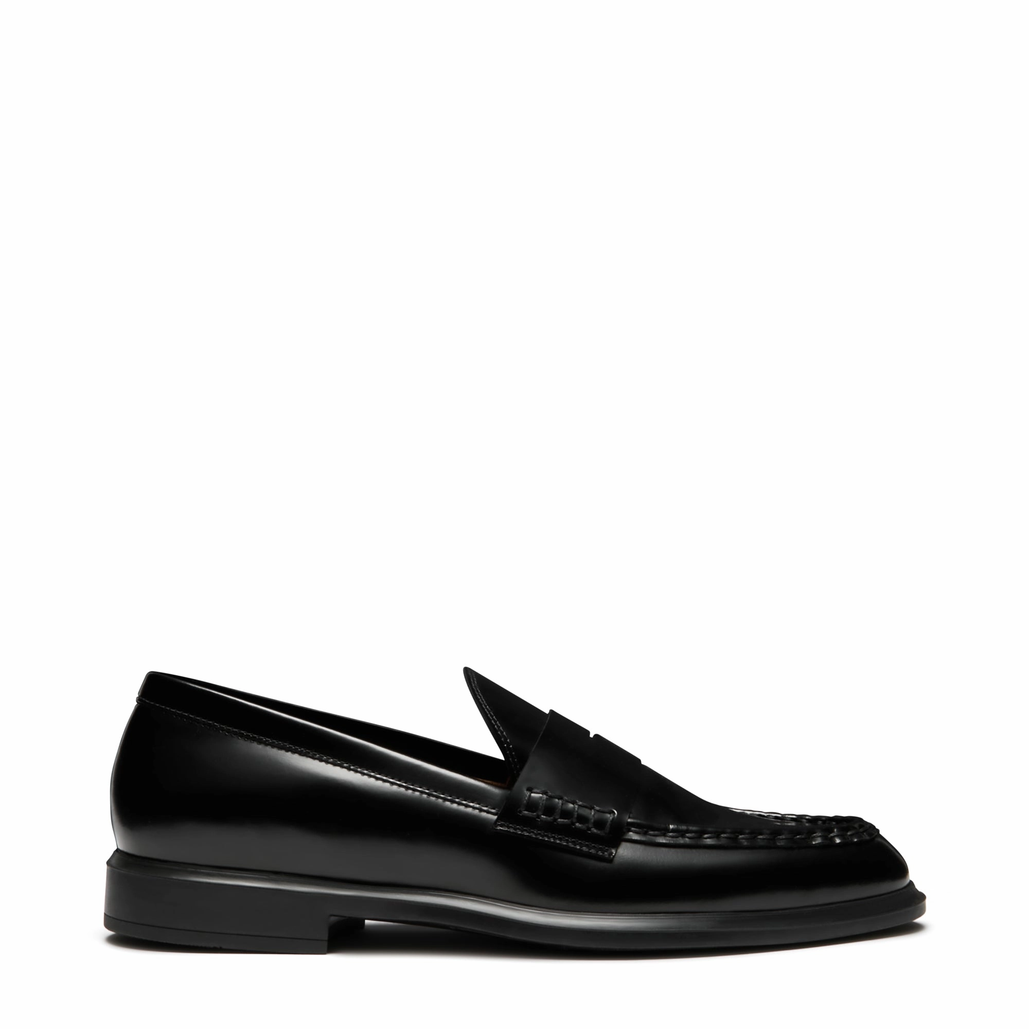 Lug Bit Loafers Vendme Blandine black spazzolato leather loafers