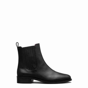 Mens Jeans With Chelsea Boots Vendme Chey Black Calfskin Leather Chelsea Boots