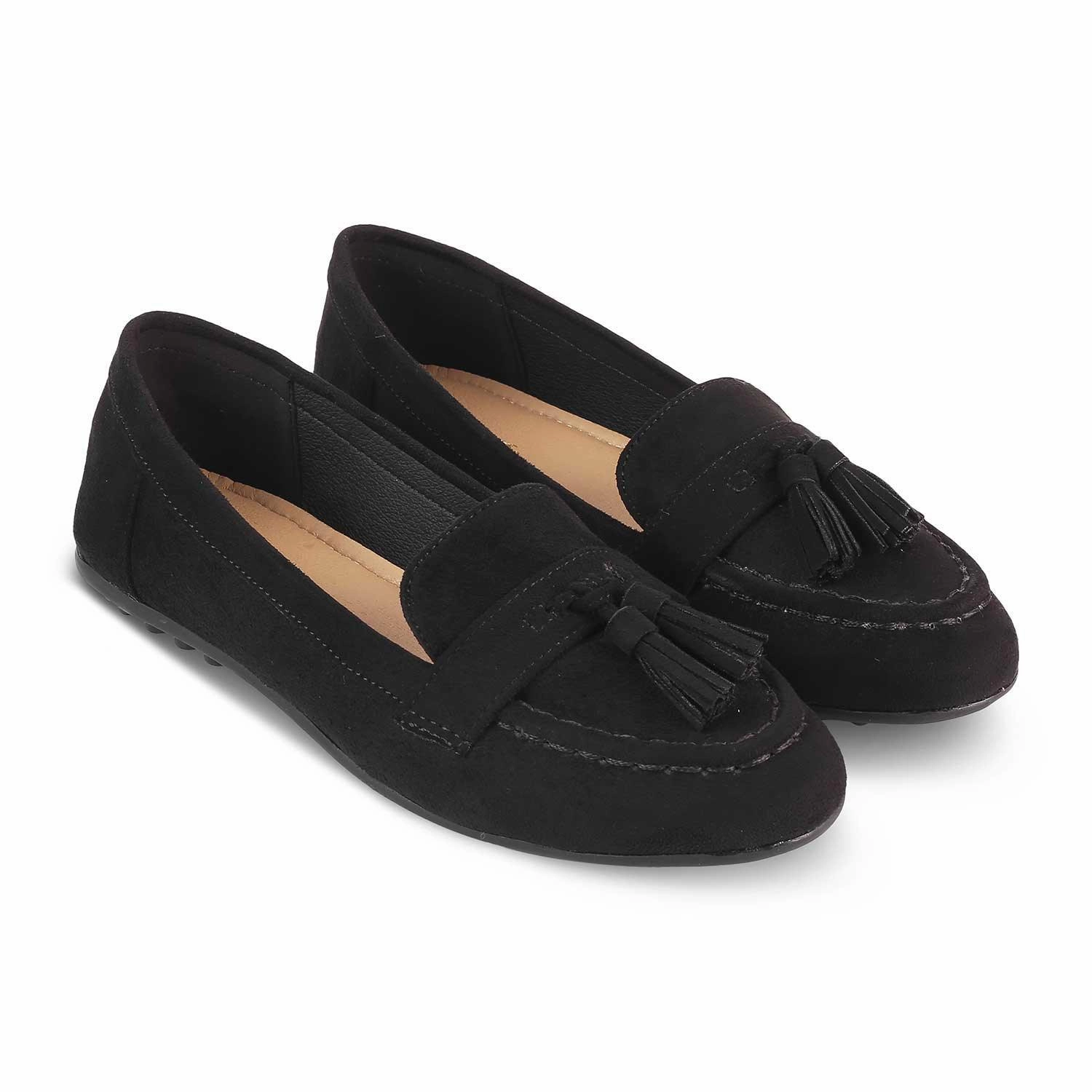 The Row Vera Loafers Tresmode Jonum Black Women's Dress Tassel Loafers