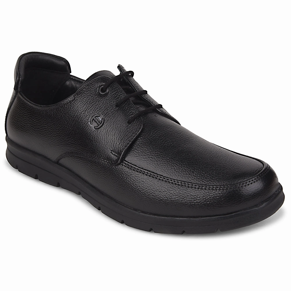 Healers Black Formal Lacing Derby Shoes For Men J757-15 By Liberty Cycling Shoes