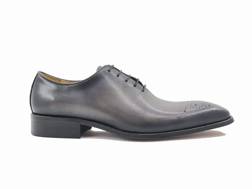 Stiletto Oxfords Hand Burnished Wholecut Calf Oxford