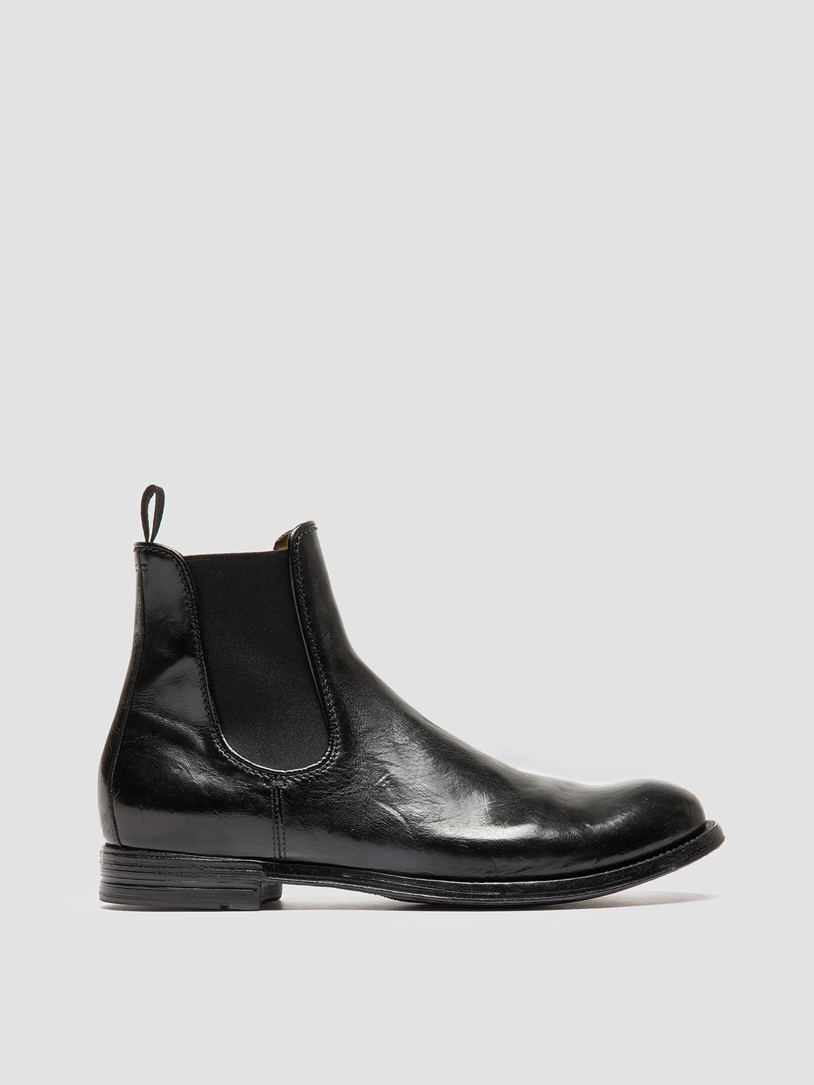 Non Slip Steel Toe Boots ANATOMIA 083 - Black Leather Chelsea Boots