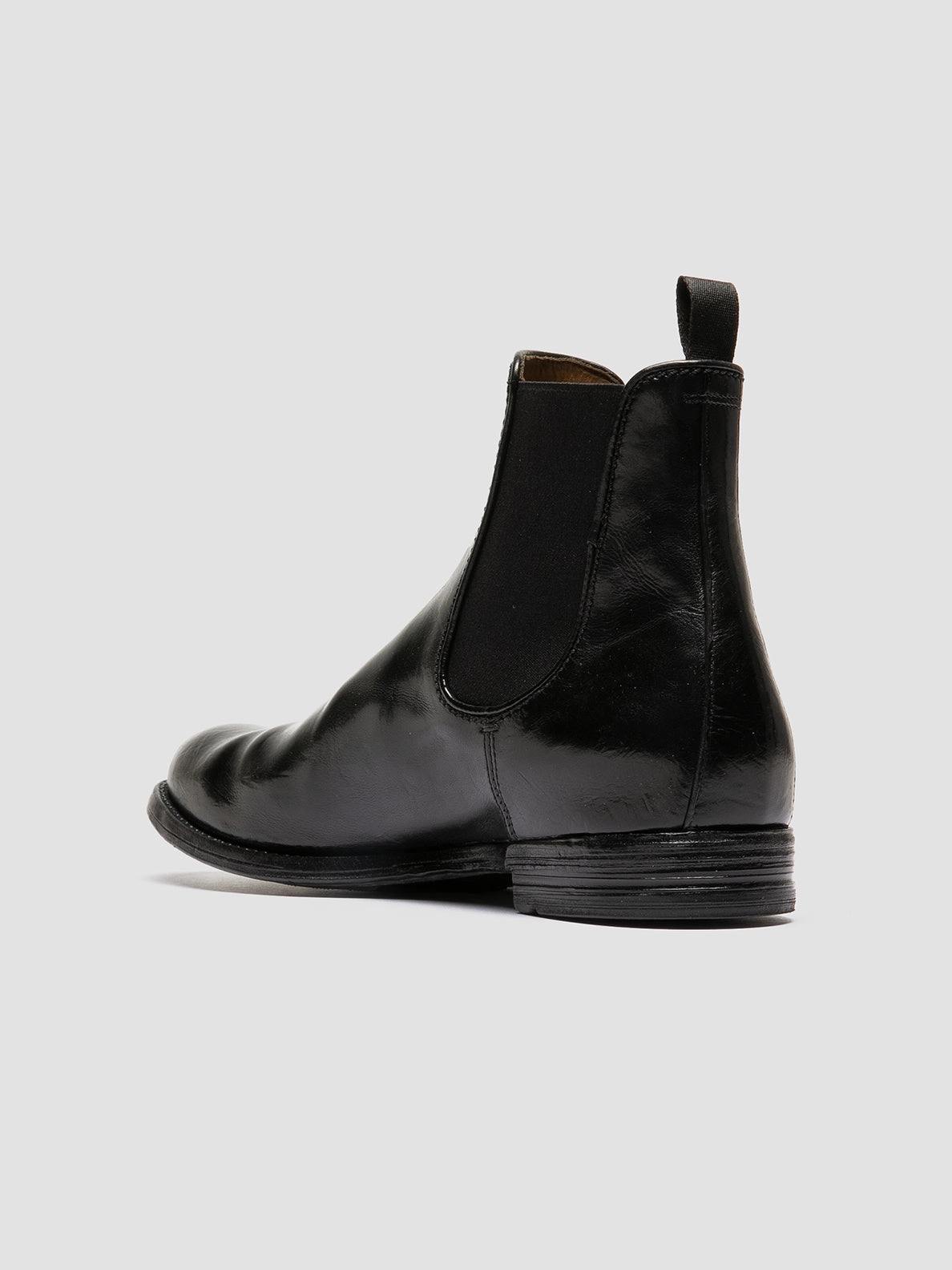 ANATOMIA 083 - Black Leather Chelsea Boots Dr Industrial Boots