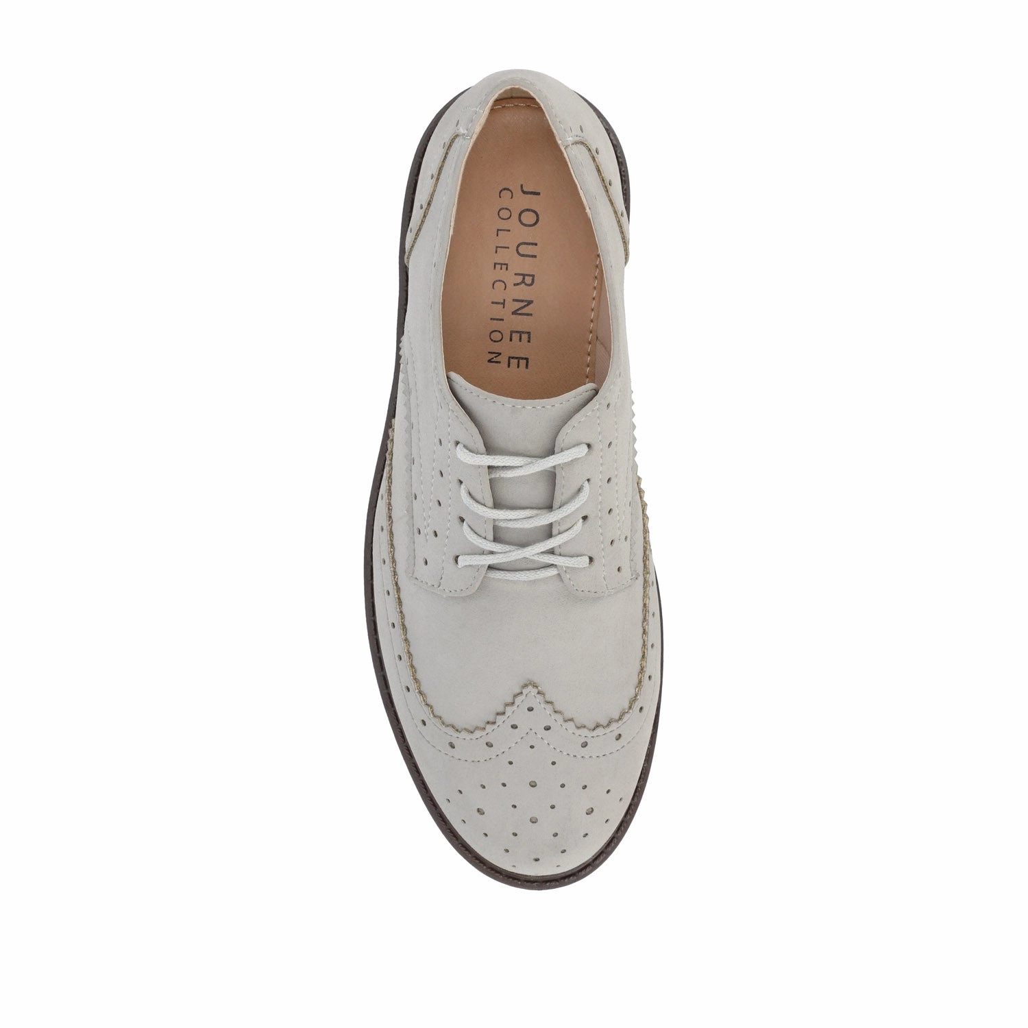 CLAUDIYA OXFORD LOAFER FLAT IN FAUX SUEDE Tailors Oxford