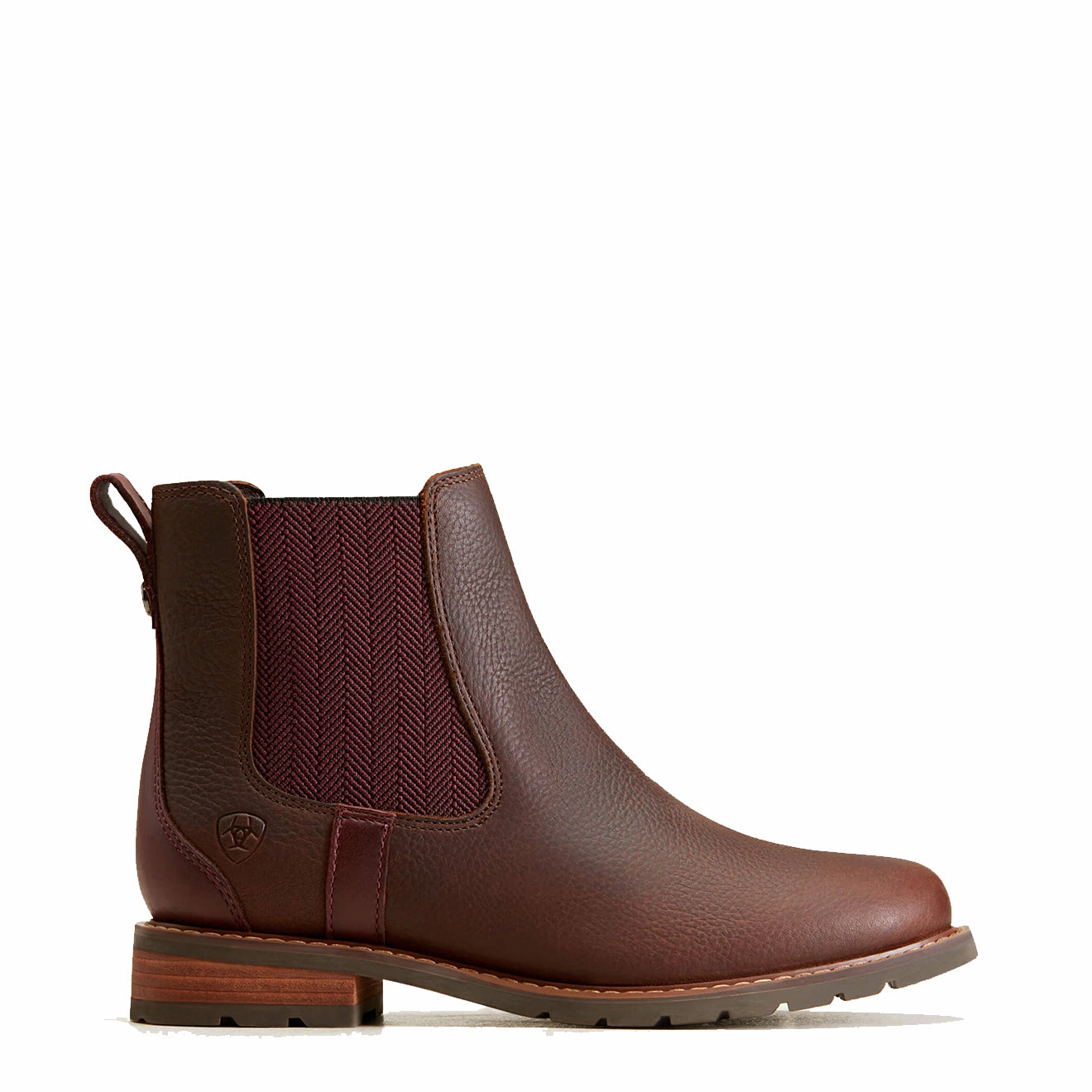 Ariat Womens Wexford Waterproof Chelsea Boots Dark Brown Leather Chelsea Boots Uk