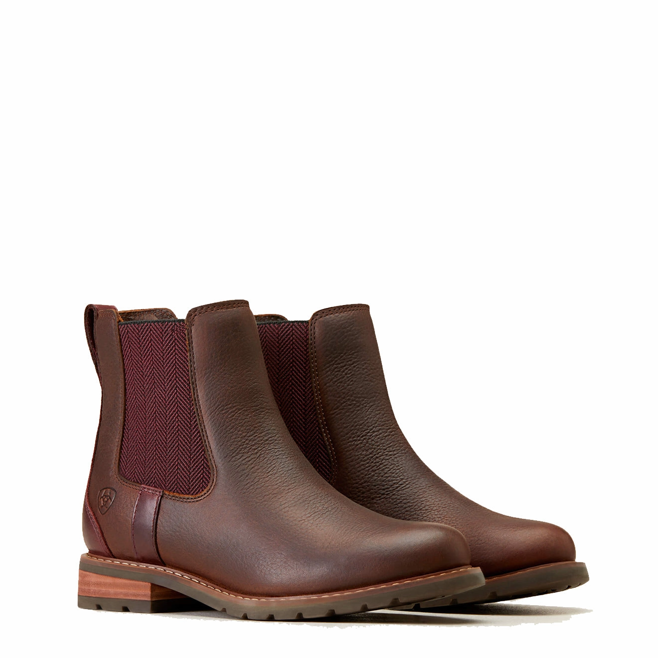 Alberto Fasciani Chelsea Boots Ariat Womens Wexford Waterproof Chelsea Boots Dark Brown