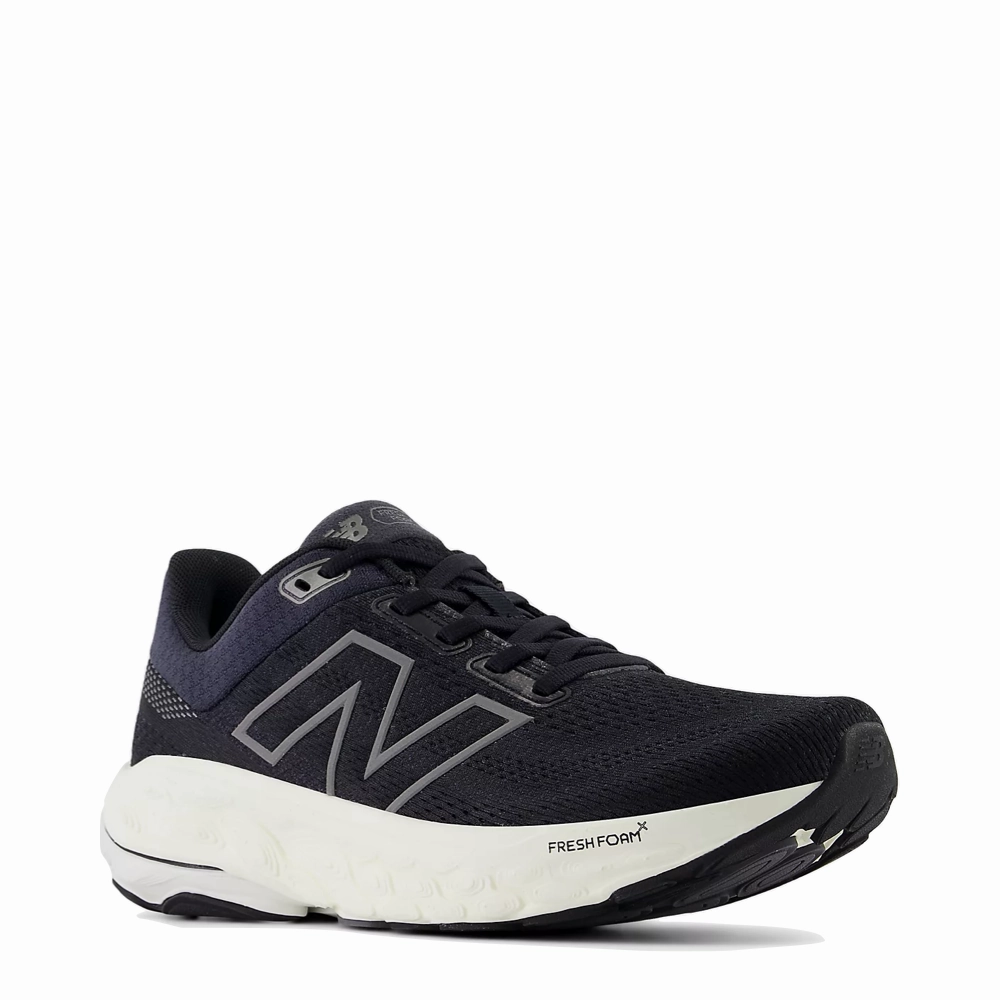 New Balance White Sneakers Womens New Balance Women's Fresh Foam X 860v14 in Black with Phantom and Angora