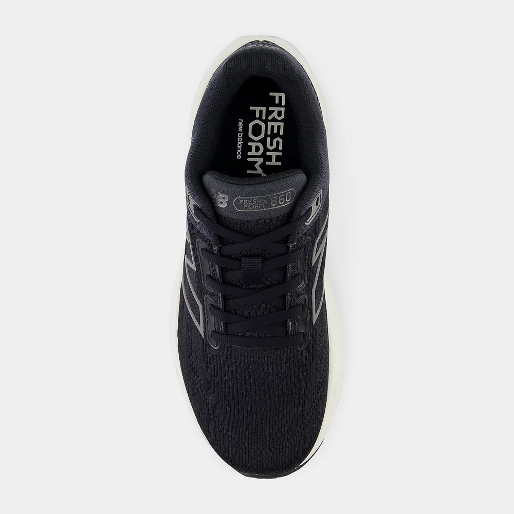 New Balance 993 Women New Balance Women's Fresh Foam X 860v14 in Black with Phantom and Angora