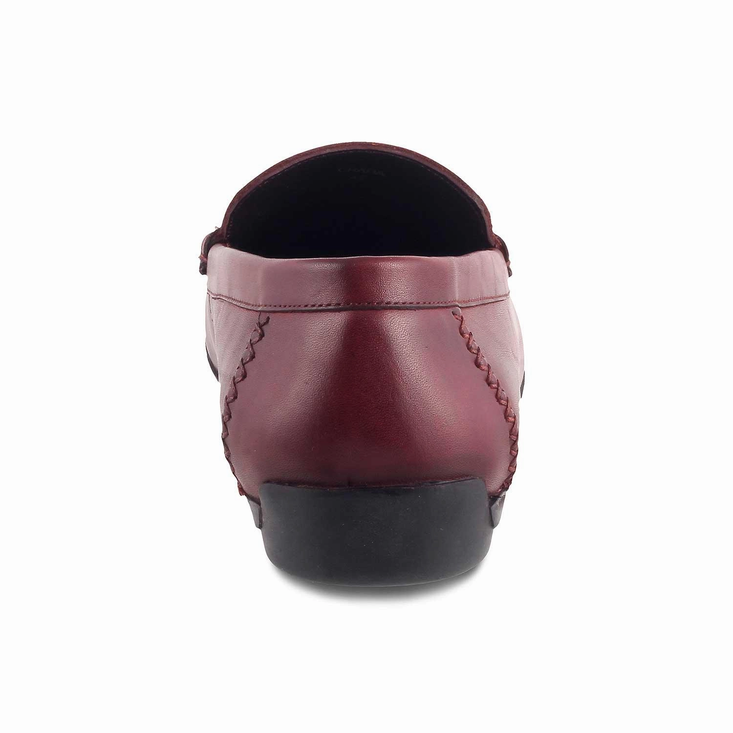 Nine West Heeled Loafers The Crada Wine Men's Leather Driving Loafers Tresmode