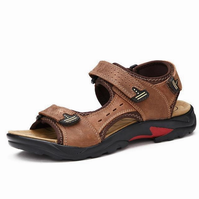 West Louis Leisure Genuine Leather Sandals