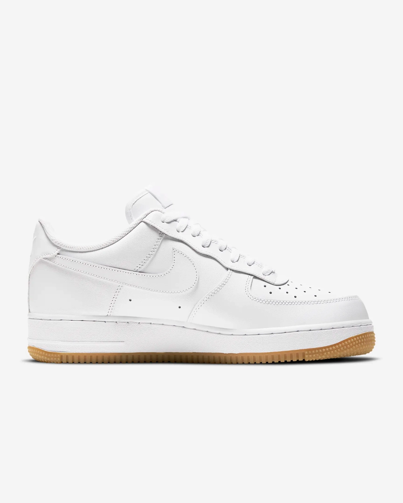 Nike Air Force 1 '07 DJ2739-100 Sneakers Men's White Gum Leather Low Top Shoes Nike Air Monarch Tennis Shoes