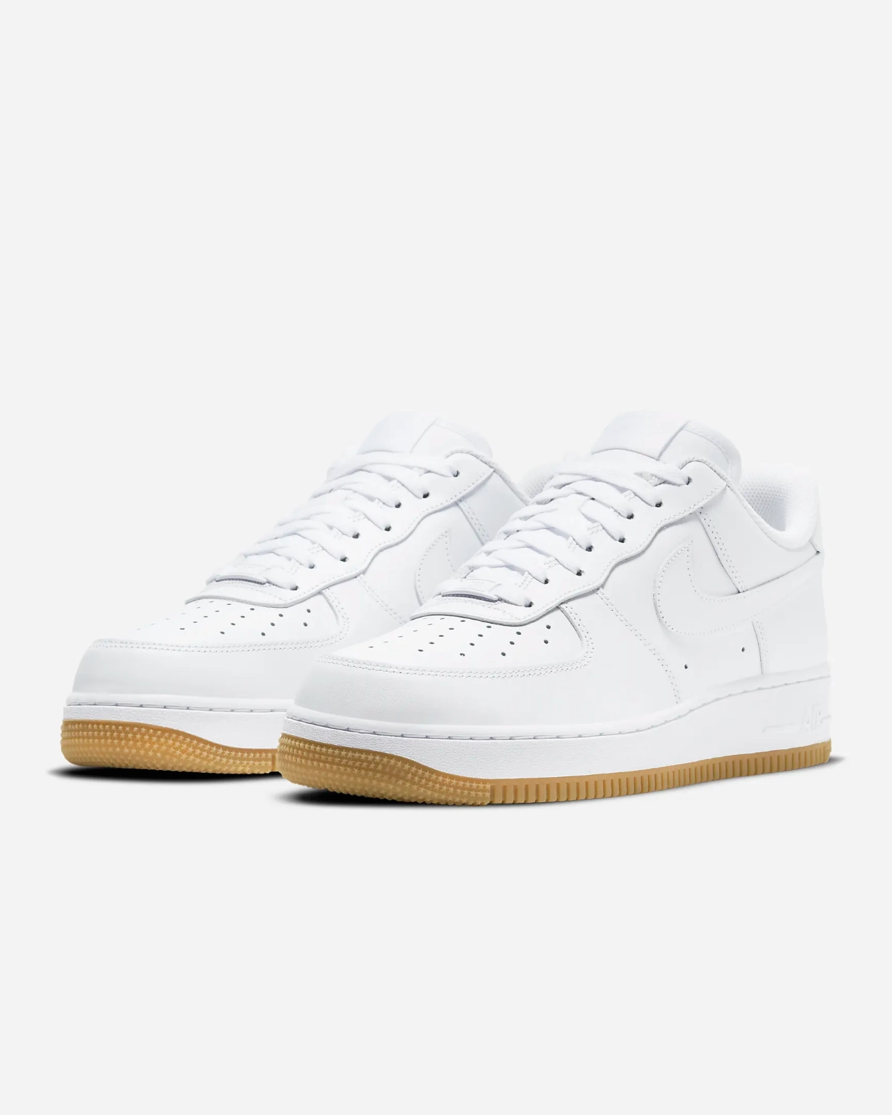 Nike Air Force 1 '07 DJ2739-100 Sneakers Men's White Gum Leather Low Top Shoes Discount Code Nike Shoes