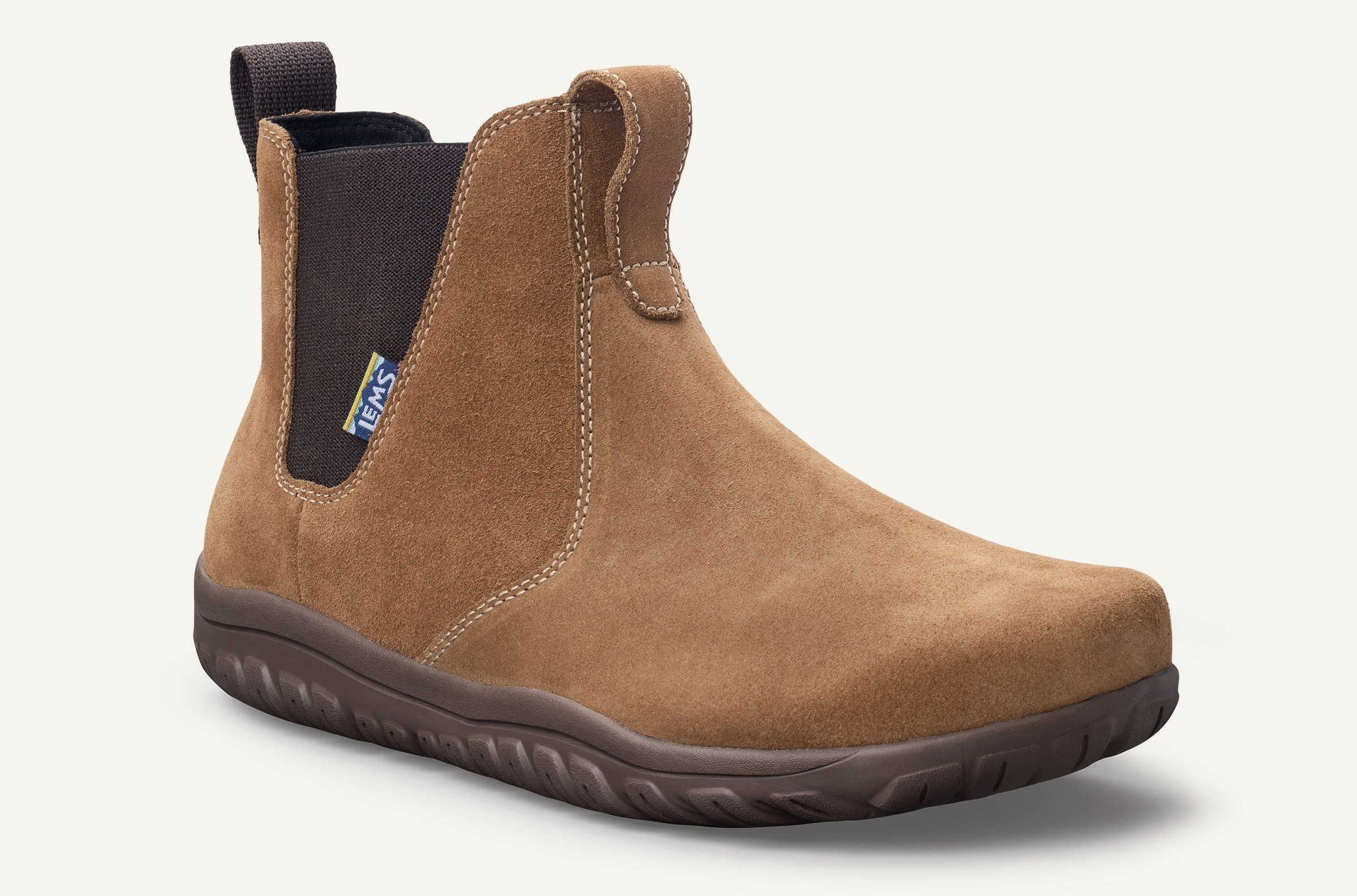 Men's Chelsea Suede Barefoot Boot Designer Suede Chelsea Boots