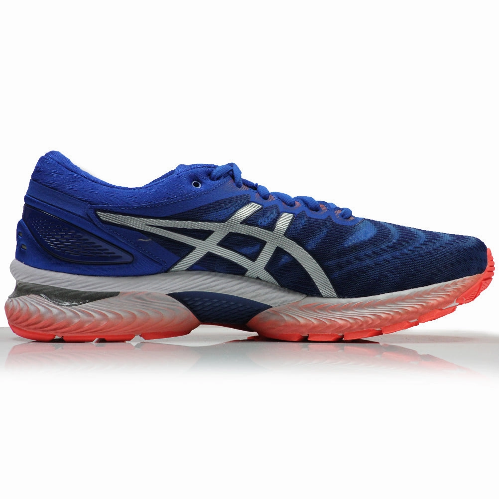 Asics Gel Nimbus 22 Men's Running Shoe - Tuna Blue/Pure Silver Best Running Shoes For Flat Footed Runners