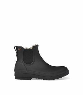 Women's Amanda Plush II Chelsea Black Tobacco Chelsea Boots