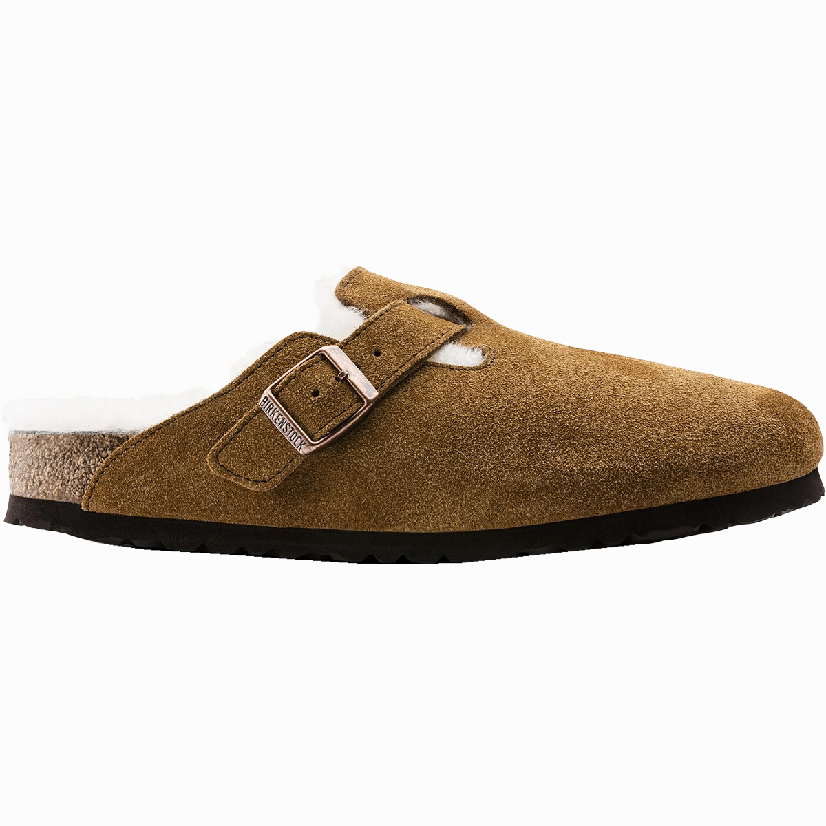 Women's Boston Clog Shearling Cow Clogs