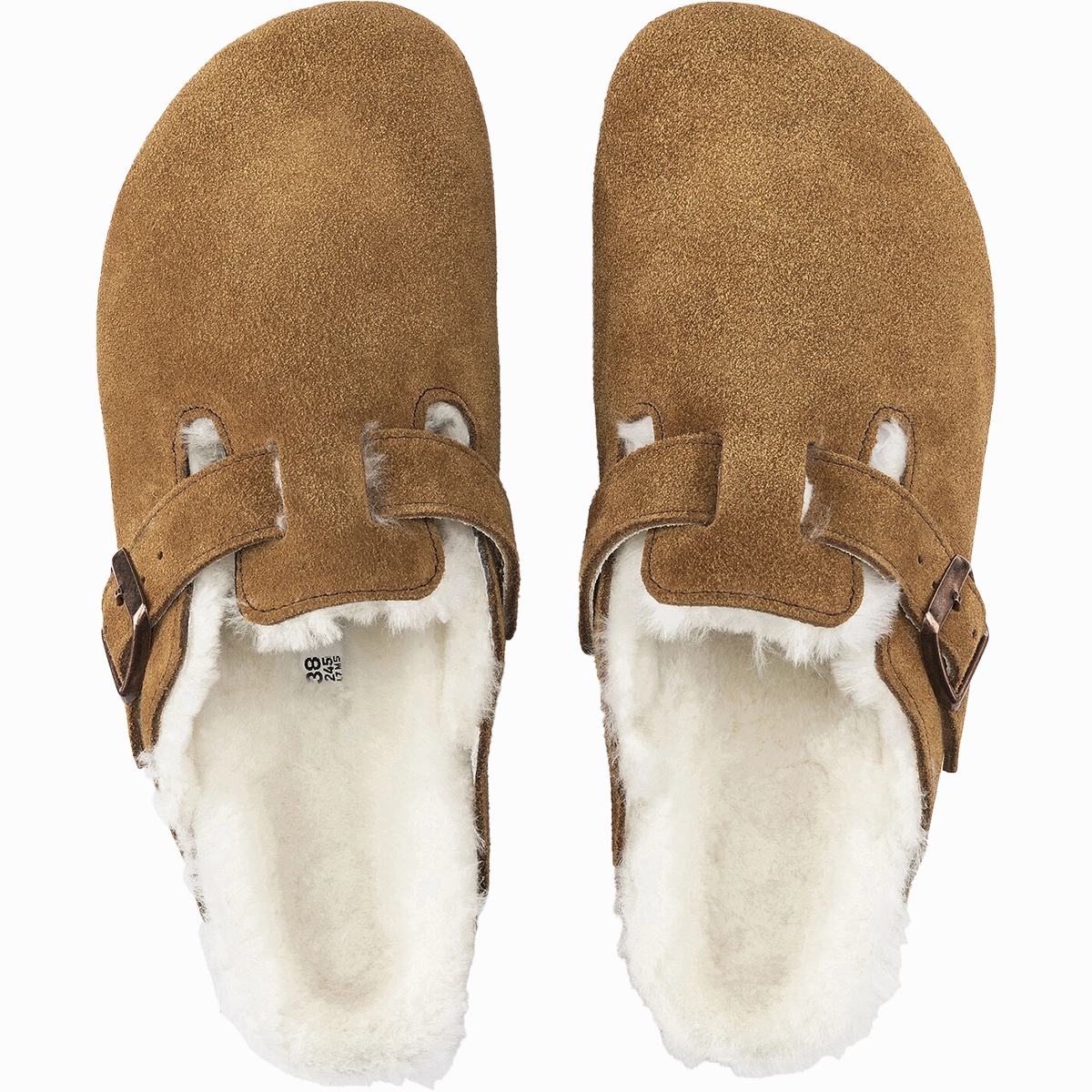 Women's Boston Clog Shearling Winter Clogs And Mules