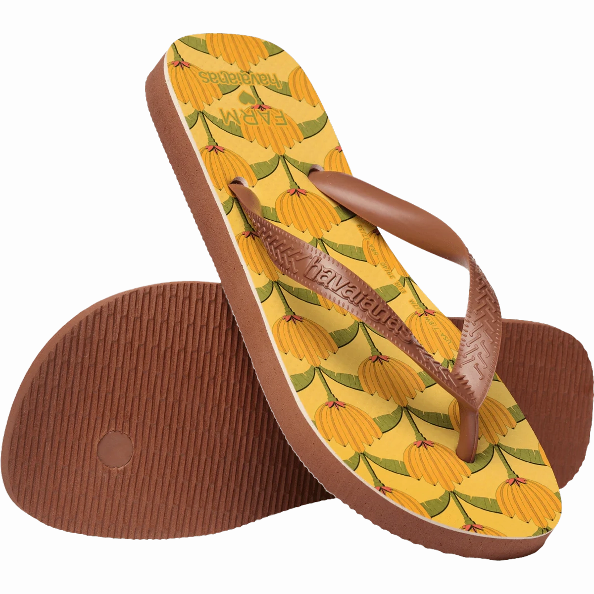 Women's FARM Rio Banana Deco Top Sandal Bonkerz Flip Flops