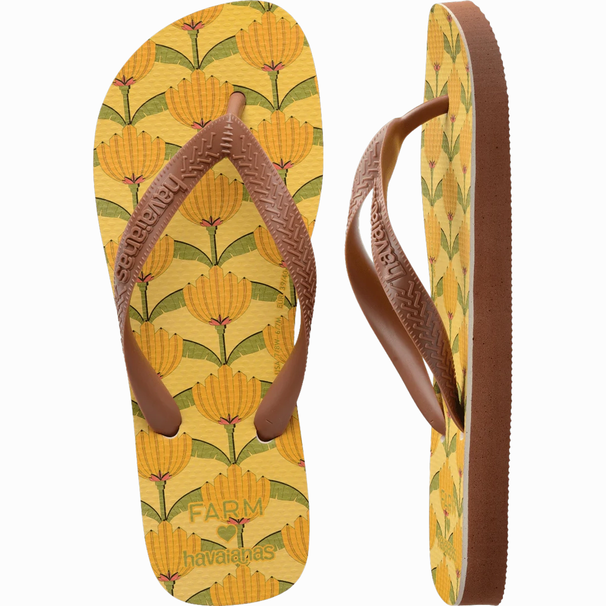 Smart Casual Flip Flops Women's FARM Rio Banana Deco Top Sandal