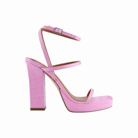 Wide High Heel Shoes Women's Katin Heels In Medium Pink