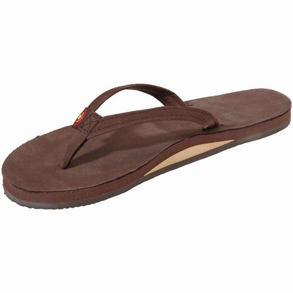 Women's Premier Leather Narrow Strap Sandal Spenco Flip Flops On Sale