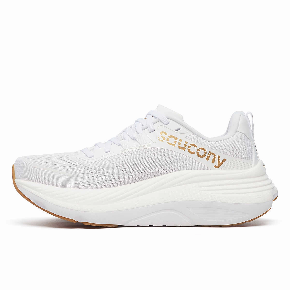 Women's Saucony Hurricane 24 (White/Gold) Victor Cruz Trainer Shoes