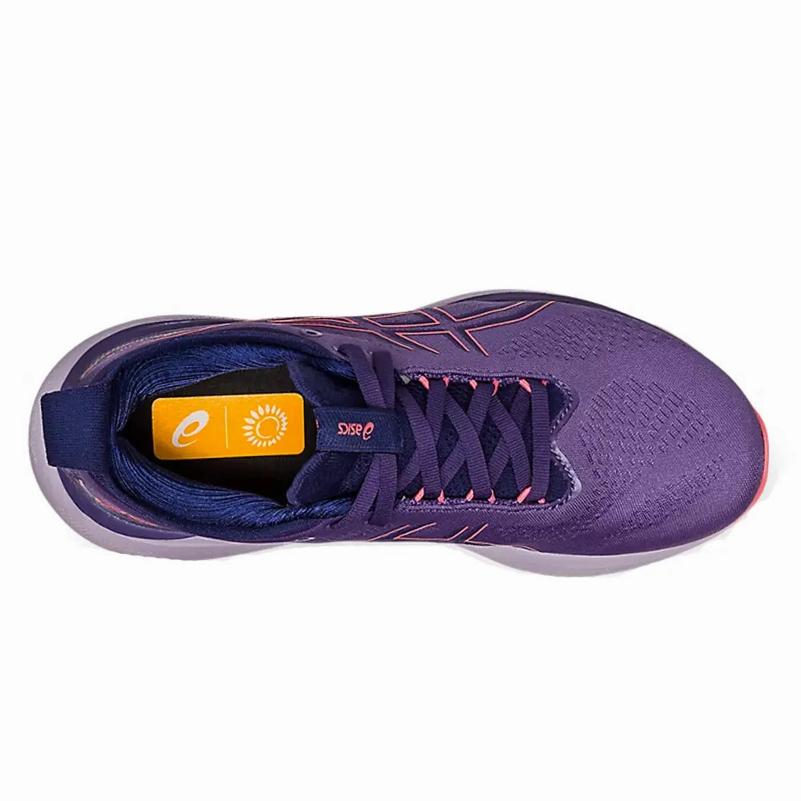 Womens ASICS GEL-Nimbus 25 - Dusty Puple / Papaya Asics Gel Quantum 360 Cm Running Shoes