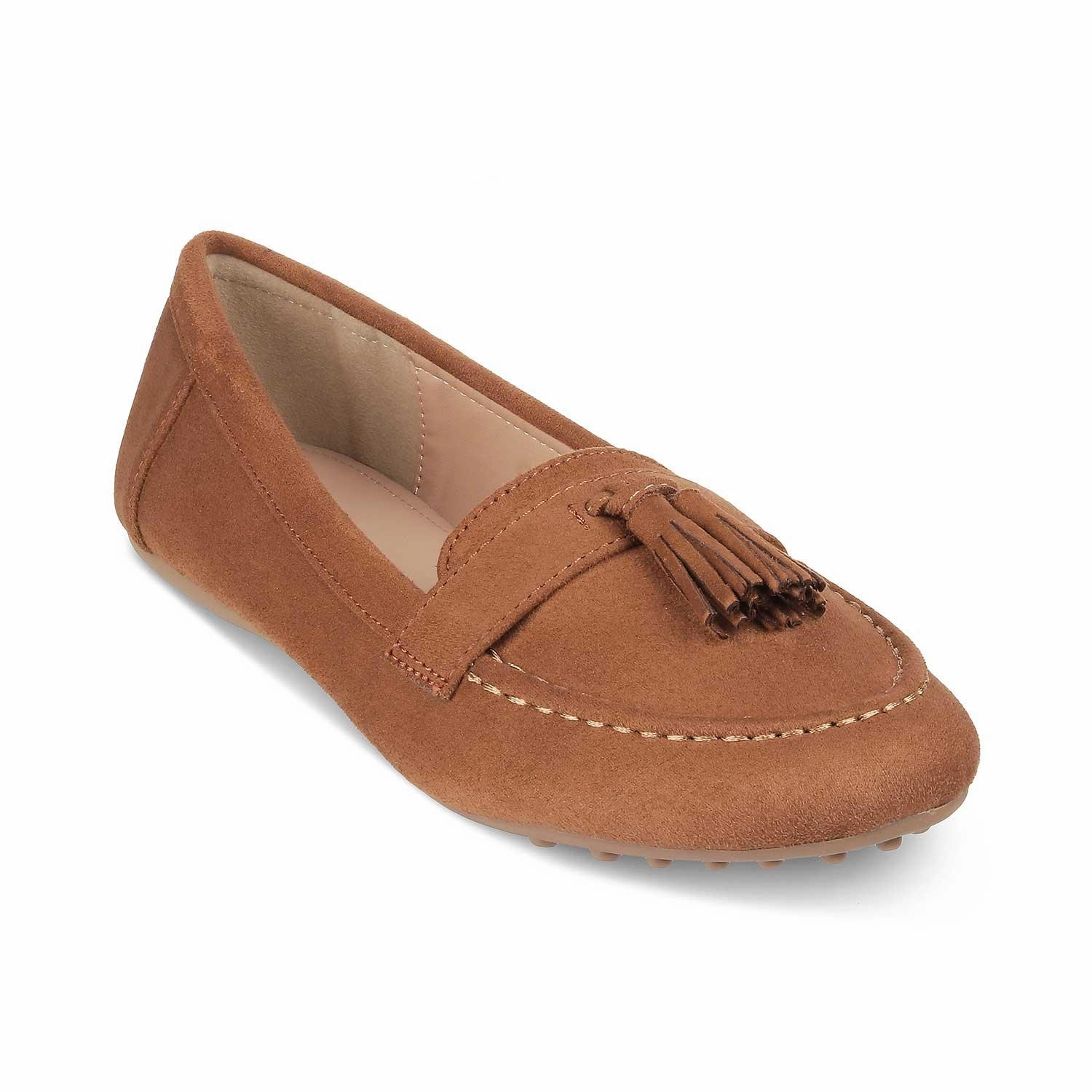 The Mia New Tan Women's Dress Loafers Tresmode Bee Loafers