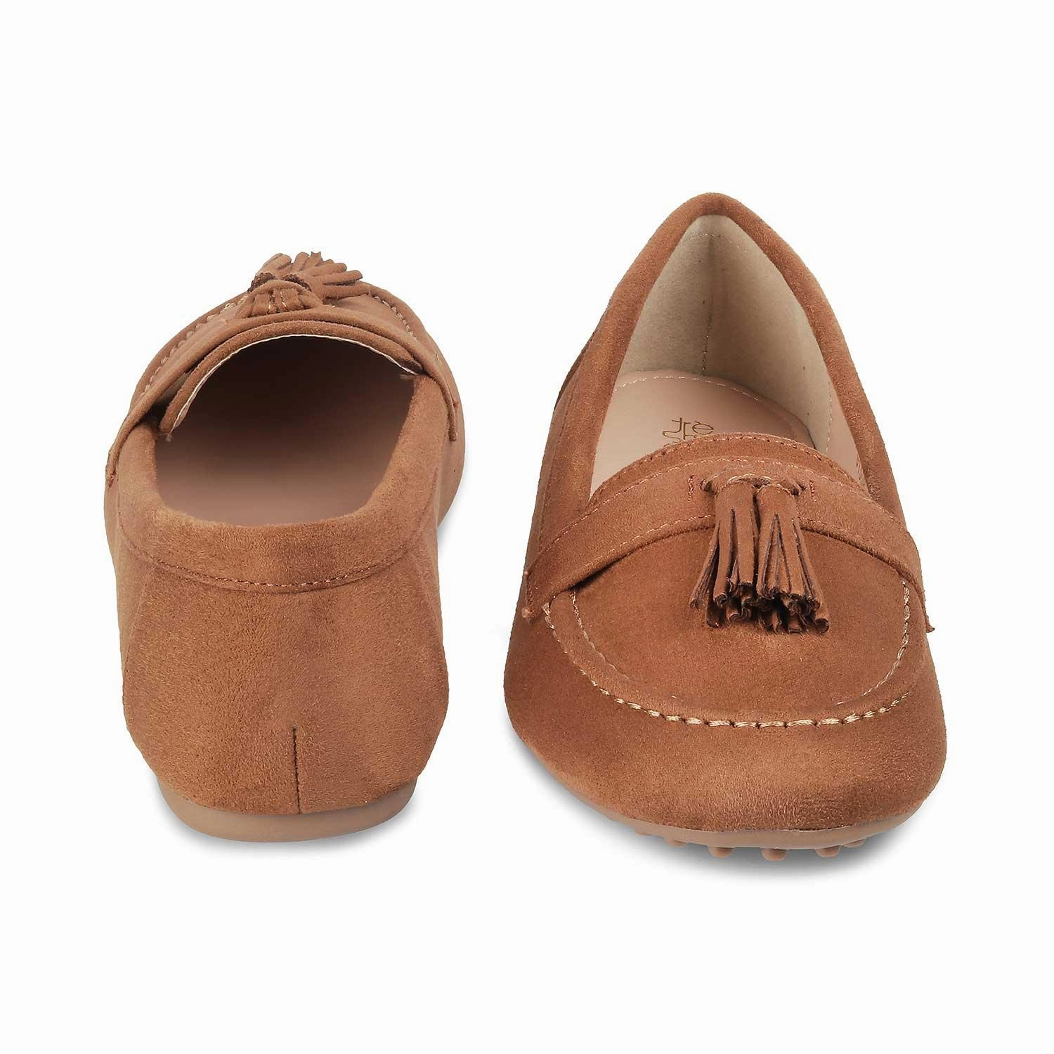 The Mia New Tan Women's Dress Loafers Tresmode Paw Loafers