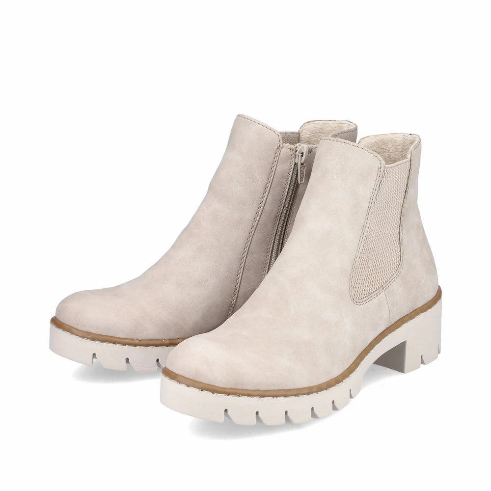 Chelsea Boots 2019 X5772-60 Beige Chelsea Side Zip
