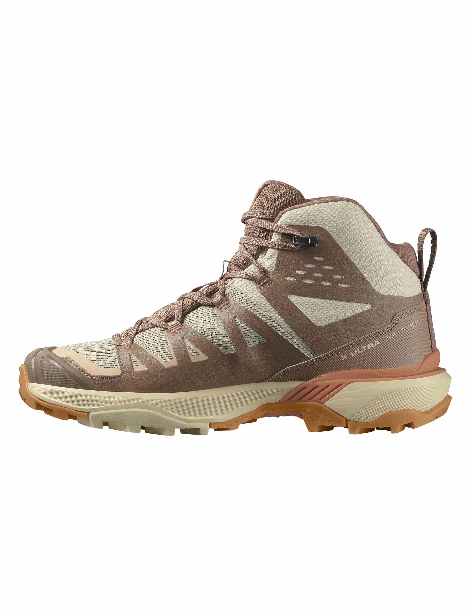Hiking Style Work Boots X Ultra 360 Edge Mid Gore-Tex - Shortbread/Raw Umber/Prairie Sunset