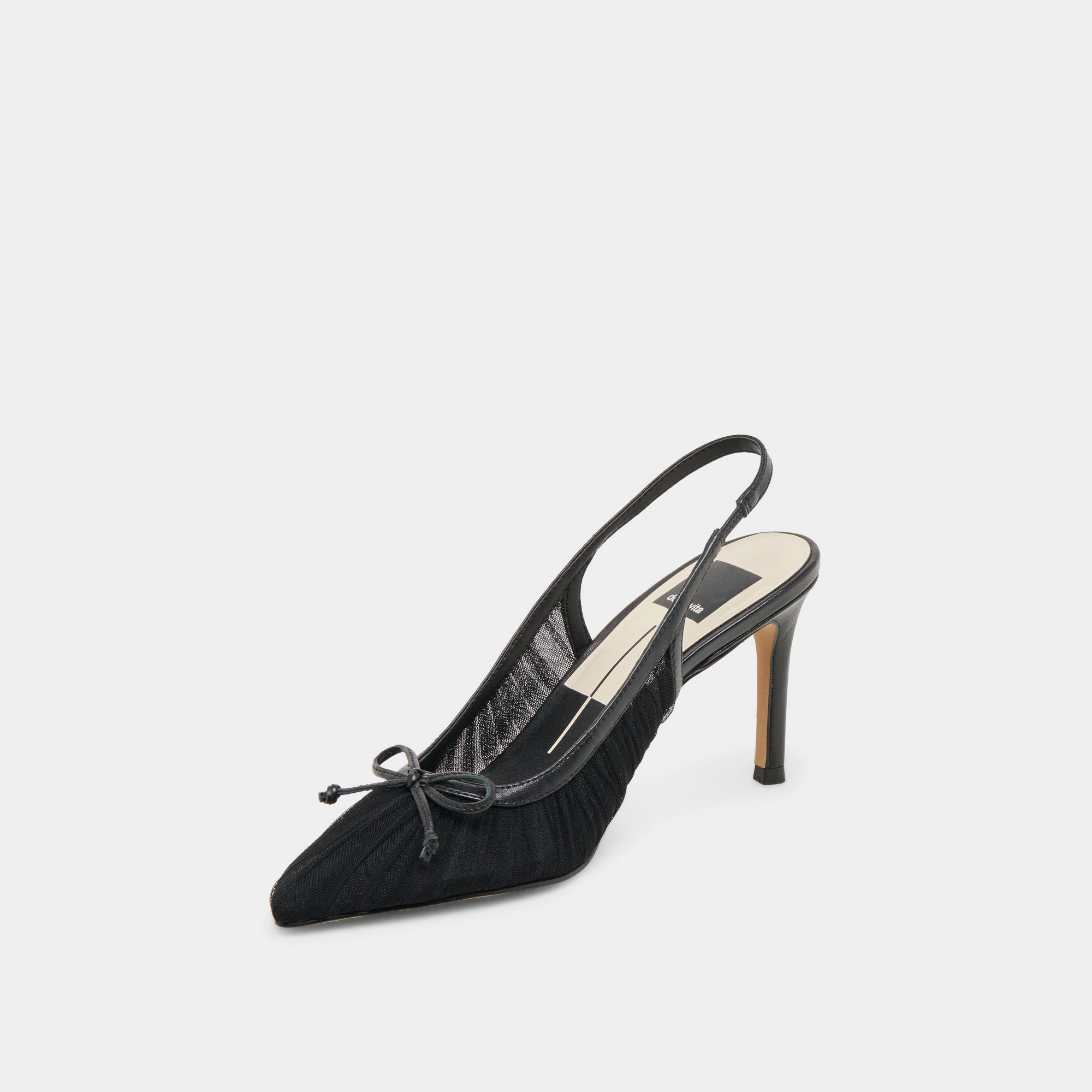 YELA HEELS BLACK TULLE Helium High Heels