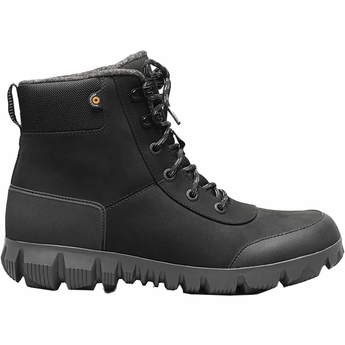 Men's Arcata Urban Leather Mid Round Toe Ostrich Boots