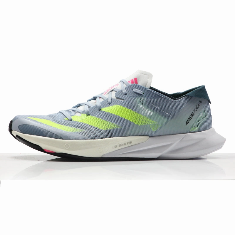 Run 70s 2.0 Lifestyle Tennis Shoes adidas Adizero Adios 8 Men's Running Shoe - Wonder Blue/Lucid Lemon