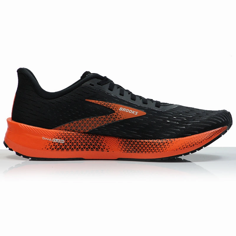 Brooks Hyperion Tempo Men's Running Shoe - Black/Flame/Grey Walking Shoes For Running
