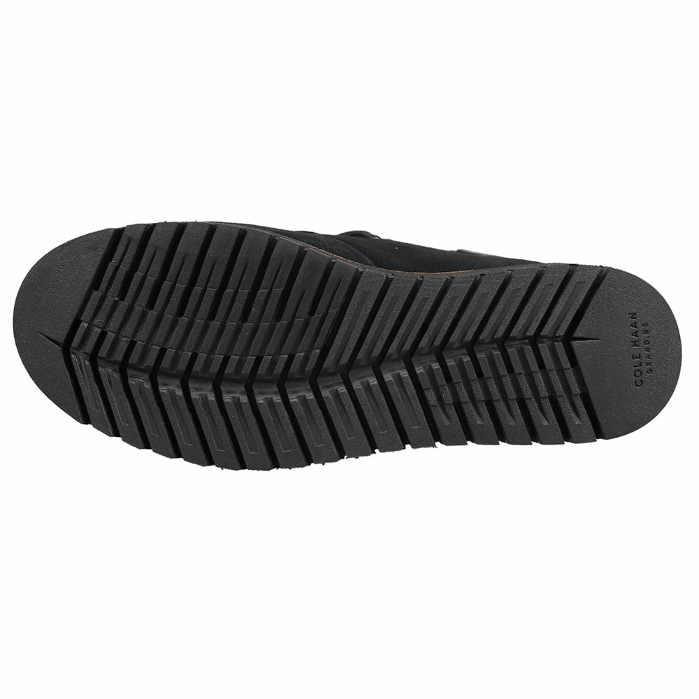 ZEROGRAND City Round Toe Lace Up Wedge Boots Tree Climbing Boots