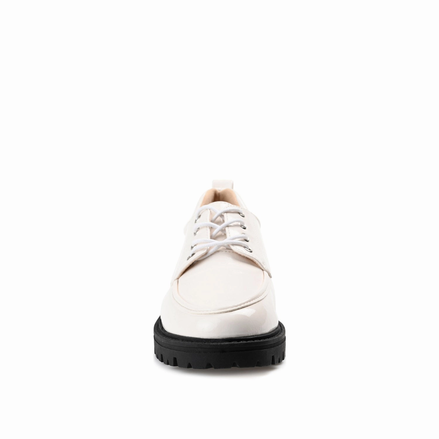 ZINA OXFORD LOAFER FLATS IN PATENT Occa Oxford