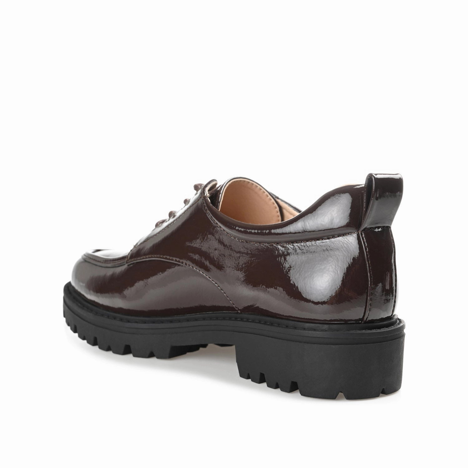 Oxford Tie ZINA OXFORD LOAFER FLATS IN PATENT