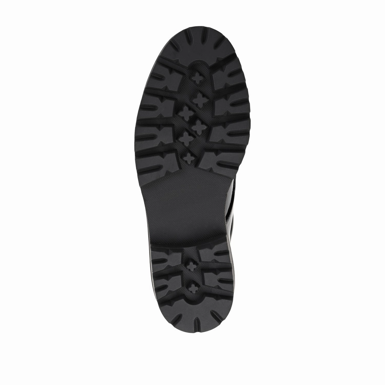 Wood Defender Oxford Brown ZINA OXFORD LOAFER FLATS IN PATENT